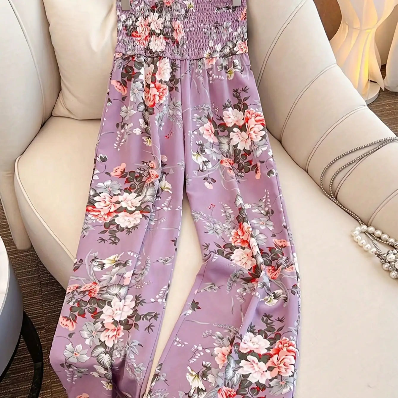 Luxencea™️ Soft Floral Elegant Pants