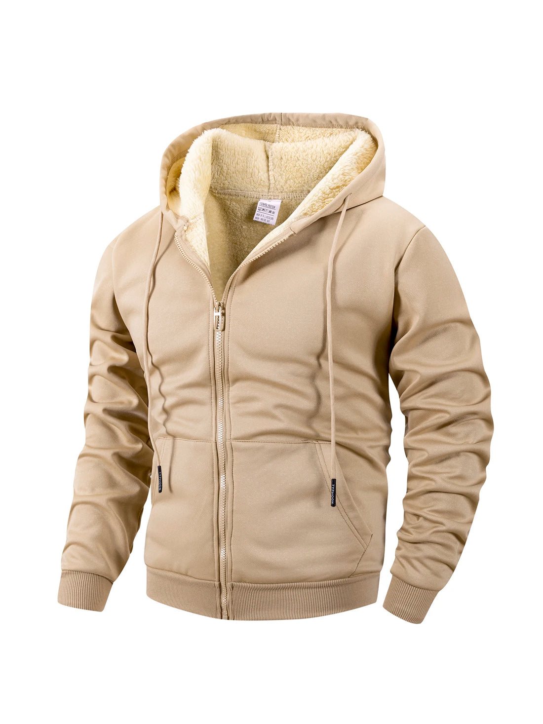 Luxencea™ Men’s Fleece-Lined Winter Zip Hoodie