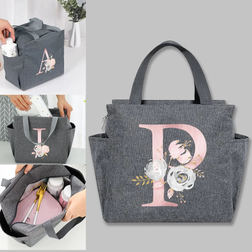 Luxencea™️ Personalized Chic Insulated Lunch Bag