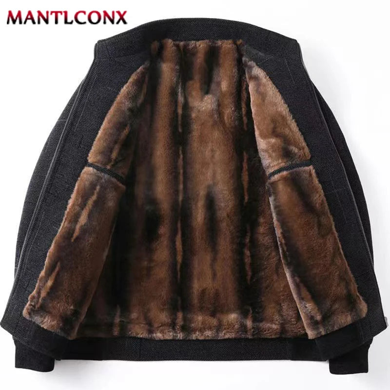 Luxencea™ Luxury Fleece-Lined Business Winter Jacket for Men