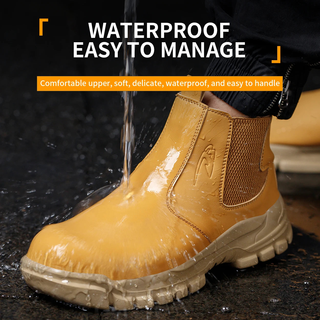 Luxencea™ Waterproof Steel-Toe Tactical Work Boots