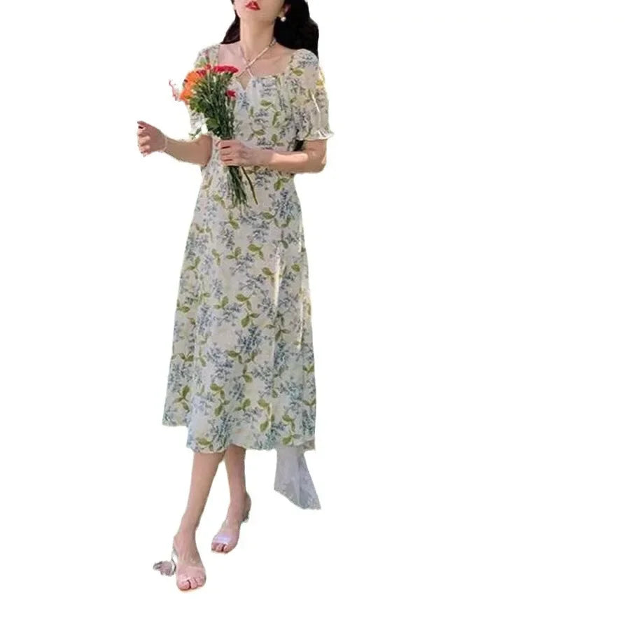Luxencea™️ Soft Floral Elegant Dress