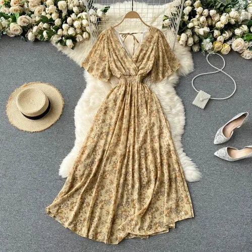 Luxencea™️ Floral Boho Maxi Dress