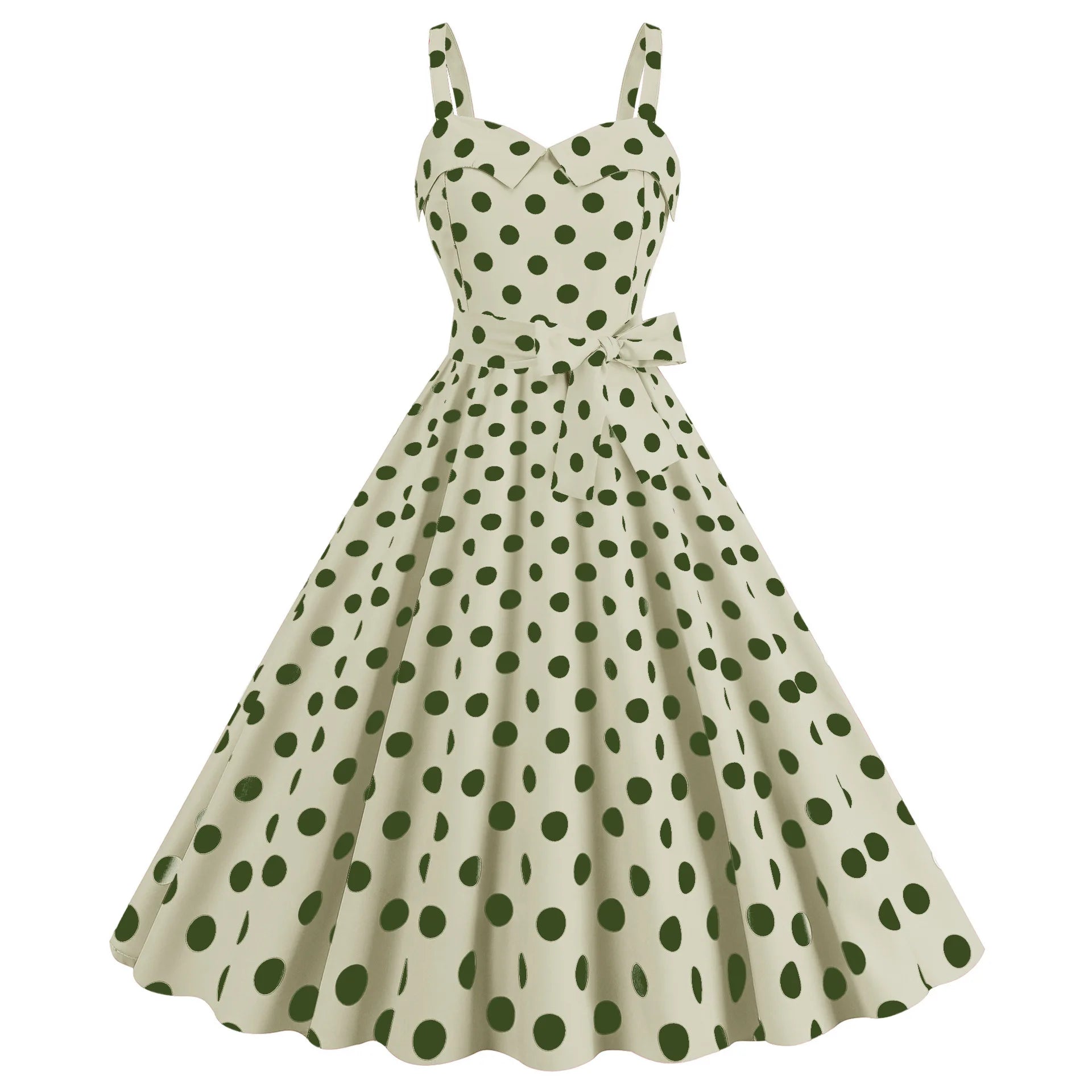 Luxencea™️ Vintage Polka Dot Elegant Dress