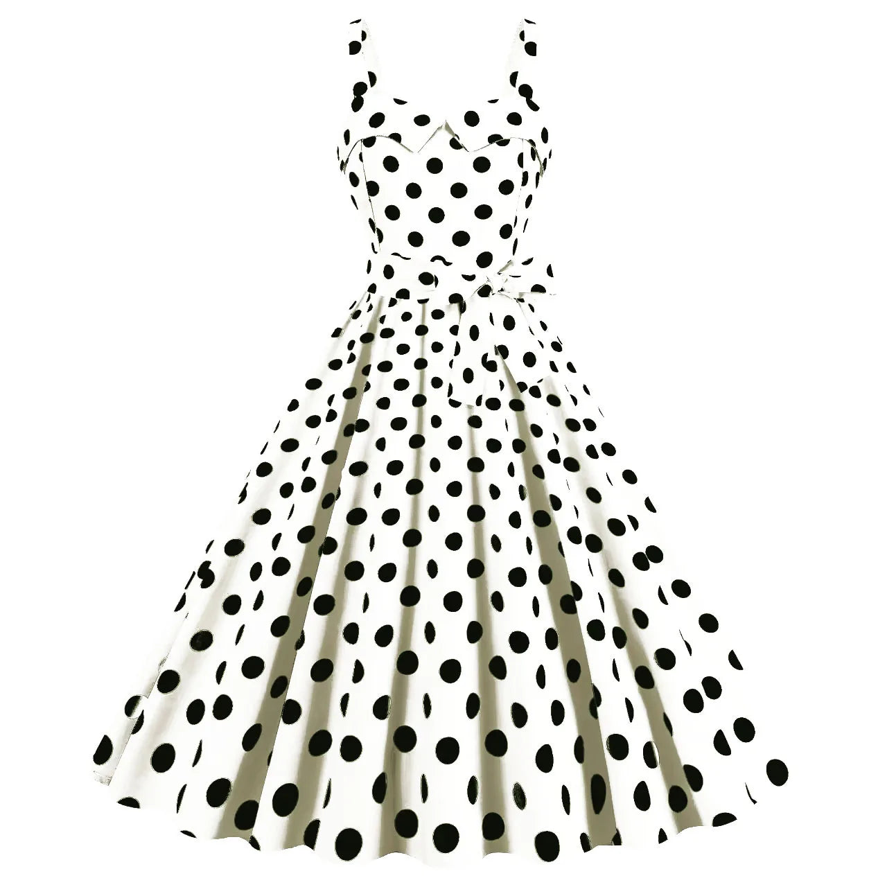 Luxencea™️ Vintage Polka Dot Elegant Dress