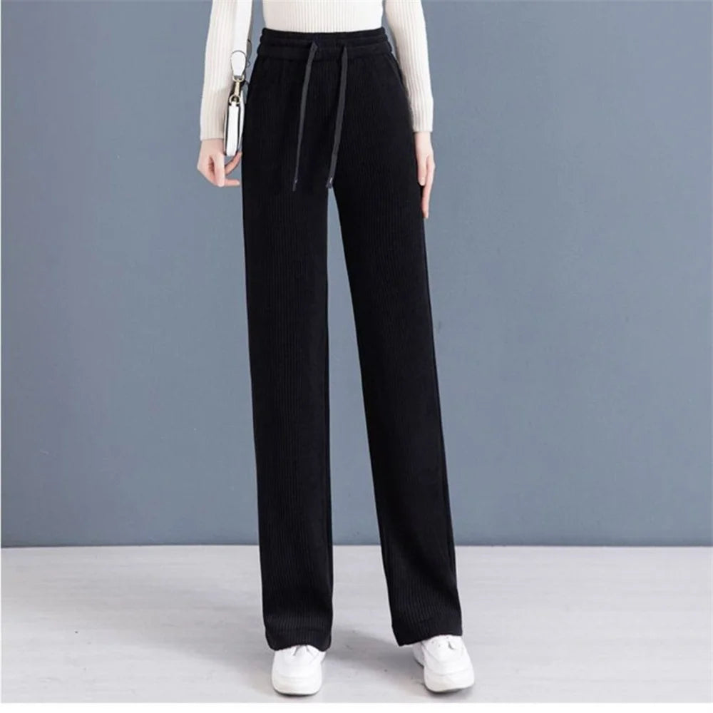 Luxencea™ Women’s Velvet Corduroy Wide-Leg Pants