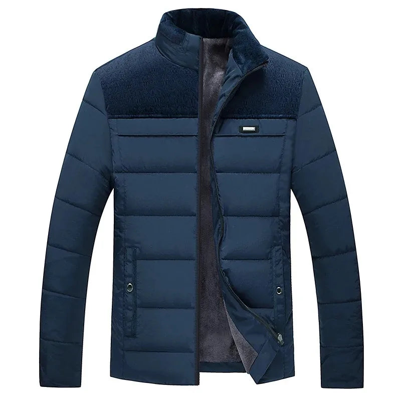 Luxencea™ Plush Thickened Puffer Parka Jacket for Men