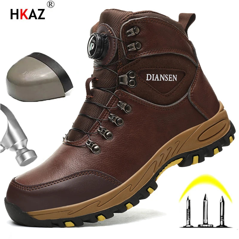 Luxencea™ Rotating-Button Indestructible Safety Shoes