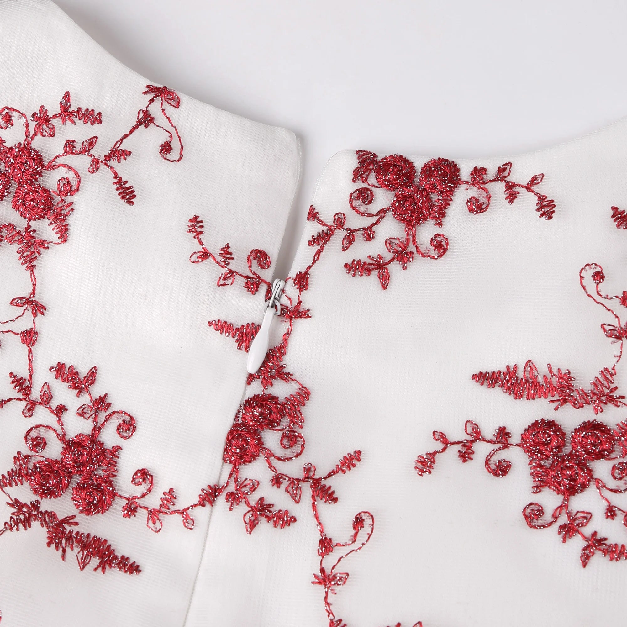 Luxencea™️ Red & White Princess Elegance Dress