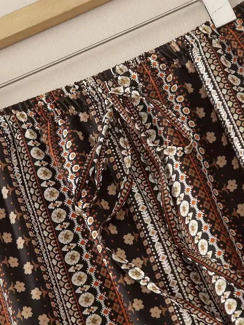 Luxencea™️ Elegant Boho Striped Pants