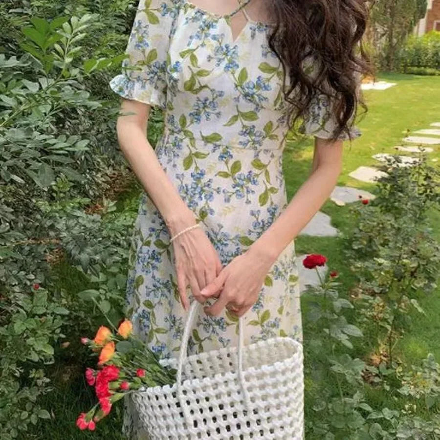 Luxencea™️ Soft Floral Elegant Dress