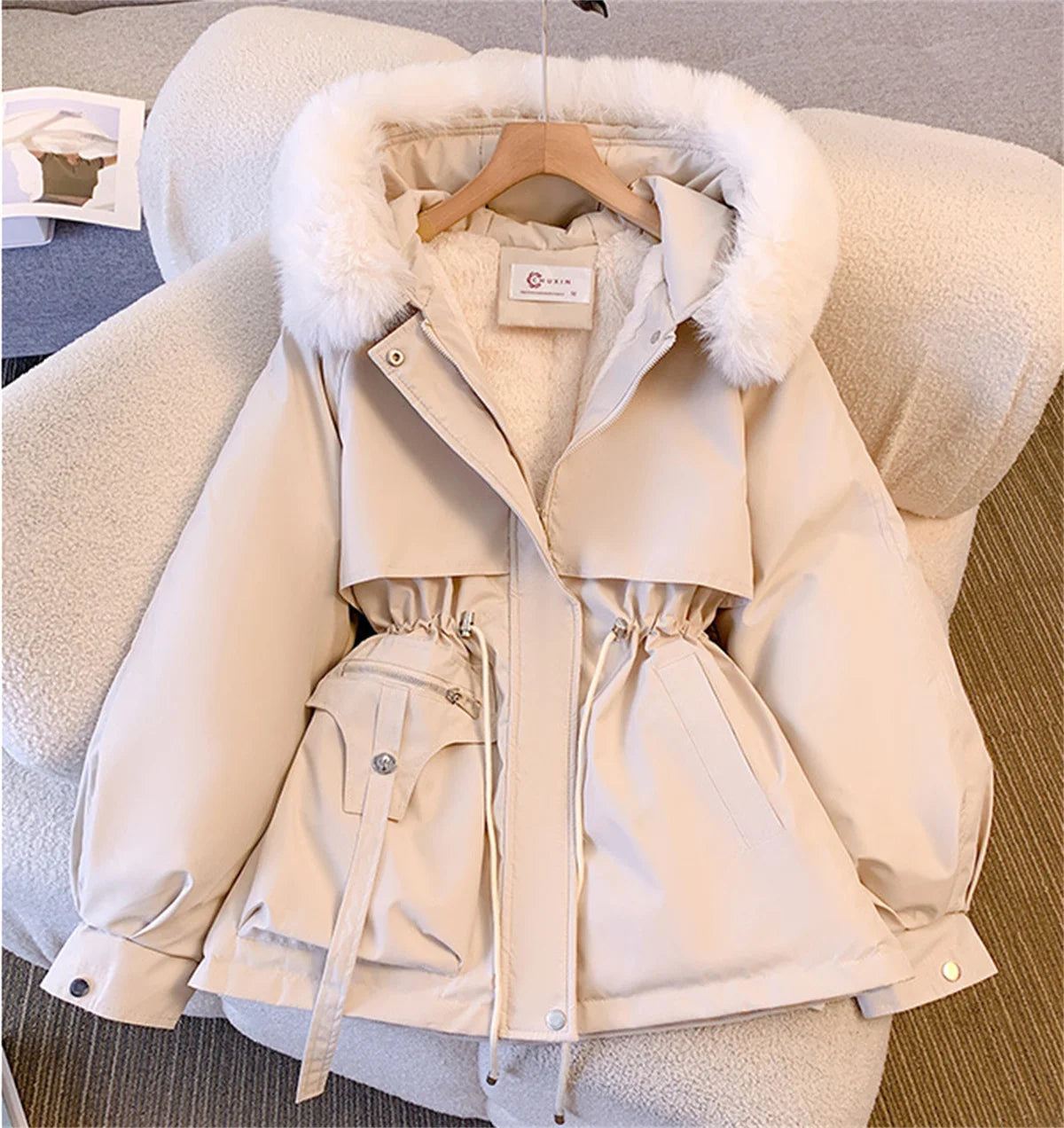 Luxencea™ 2025 Korean Style Hooded Padded Jacket for Women