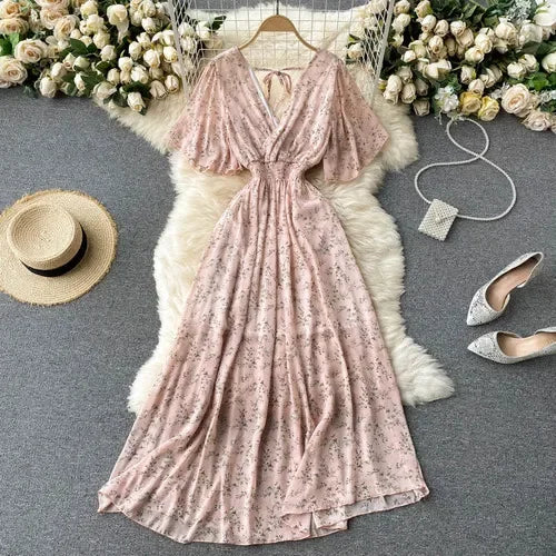Luxencea™️ Floral Boho Maxi Dress