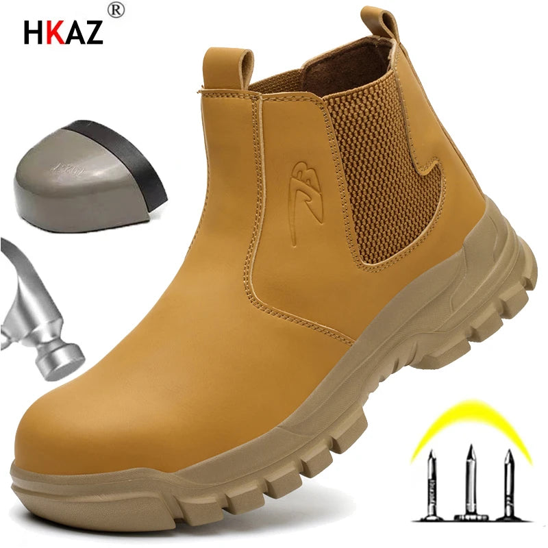 Luxencea™ Waterproof Steel-Toe Tactical Work Boots