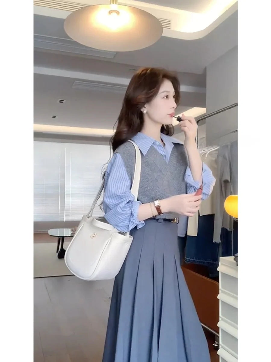 Luxencea™️ Modern Chic Pleated Set
