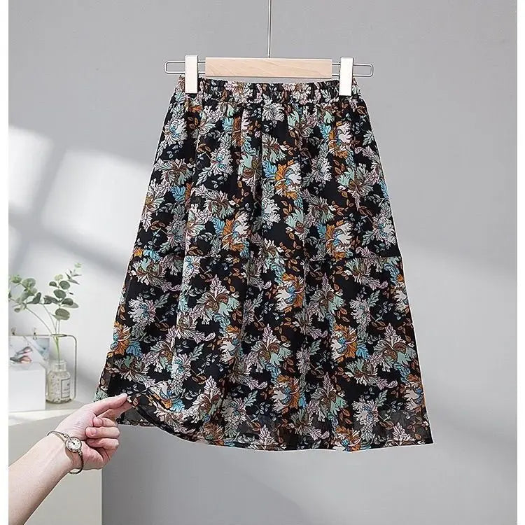 Luxencea™️ Elegant Floral Summer Skirt