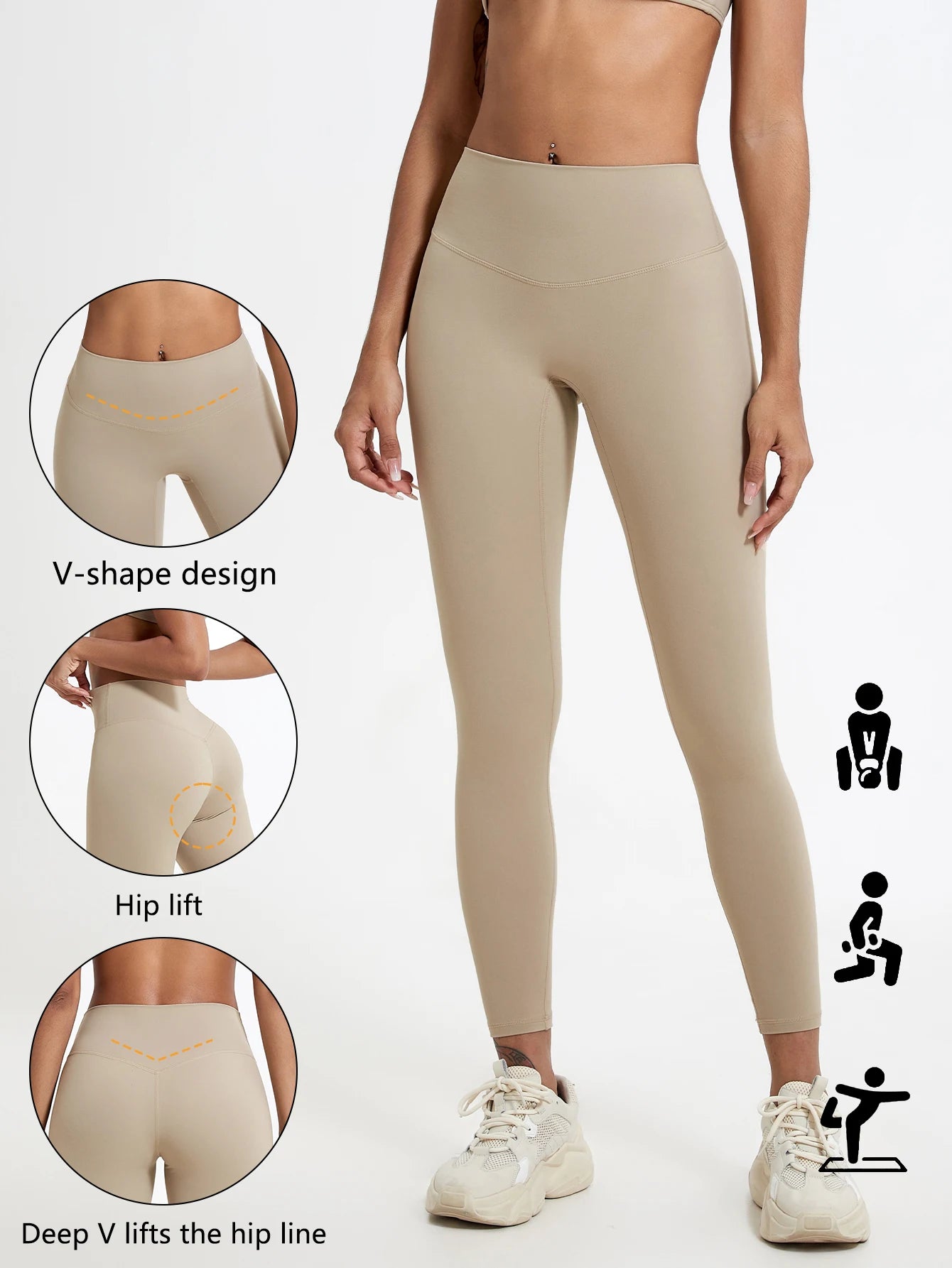 Luxencea™️ – High-Waist Sculpting Push-Up Leggings