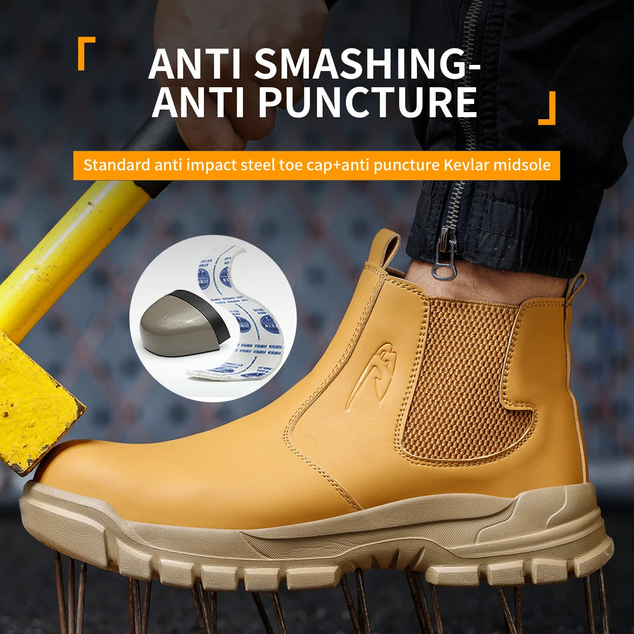 Luxencea™ Waterproof Steel-Toe Tactical Work Boots