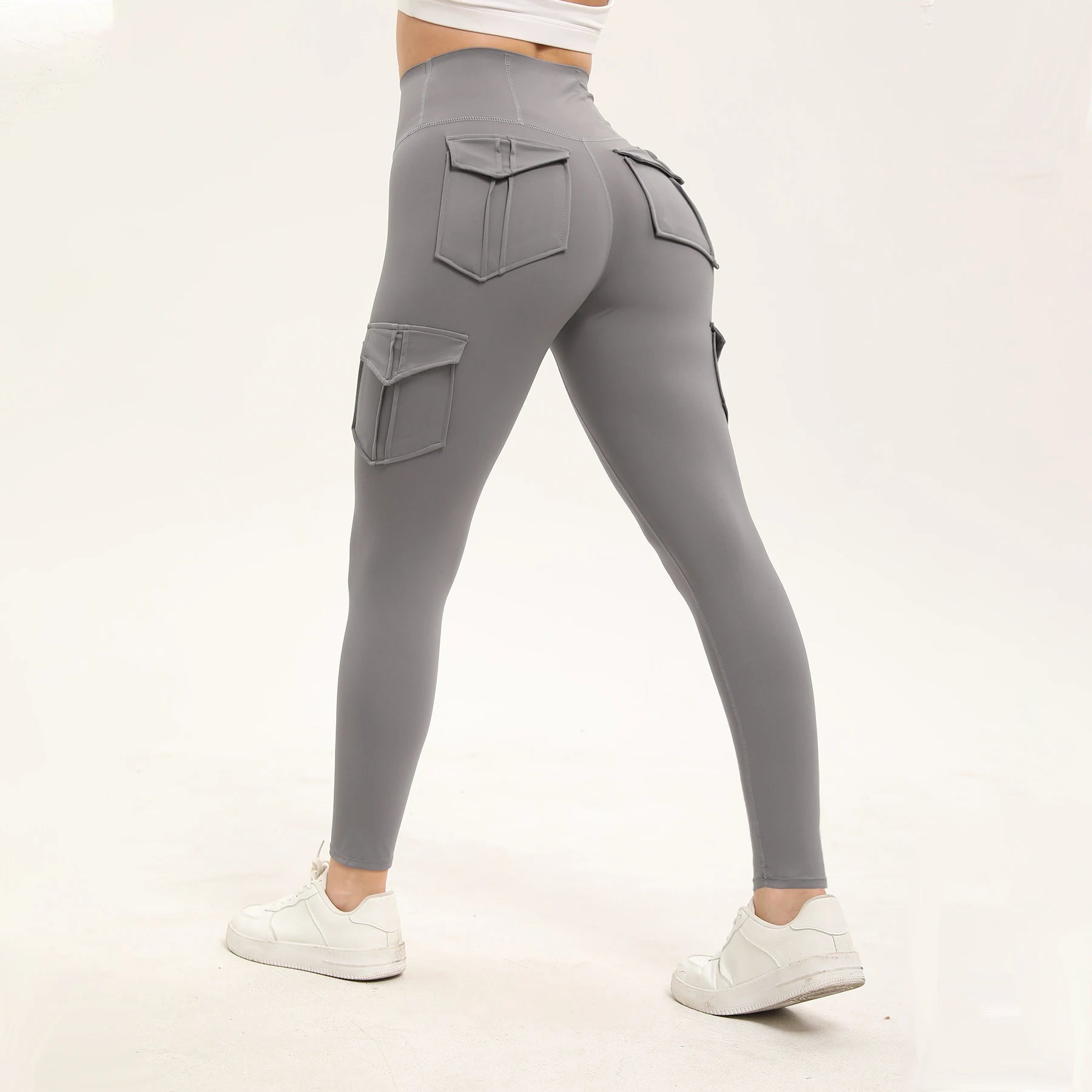 Luxencea™️ – High-Waist Sculpting Cargo Leggings