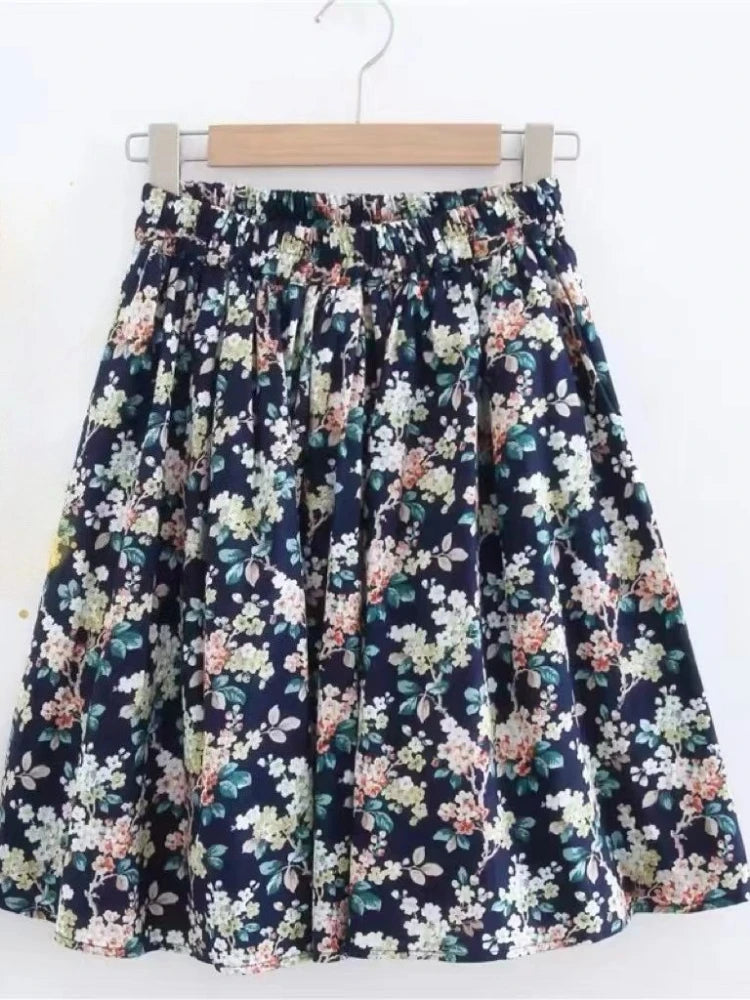 Luxencea™️ Elegant Floral Summer Skirt