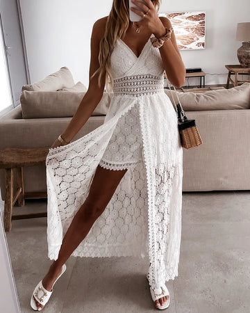 Luxencea™️ Elegant Lace Boho Dress