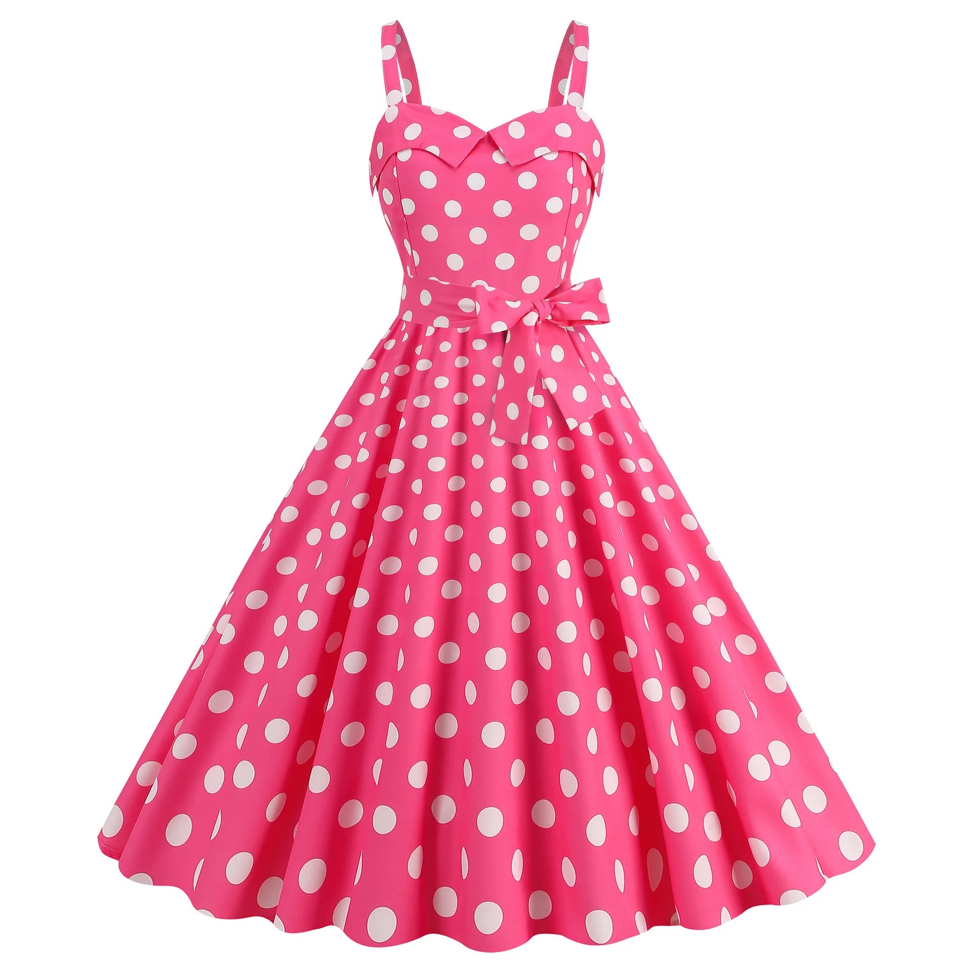 Luxencea™️ Vintage Polka Dot Elegant Dress