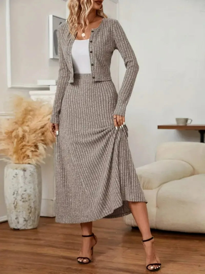 Luxencea™️ Elegant Knit Set – Comfort &amp; Style