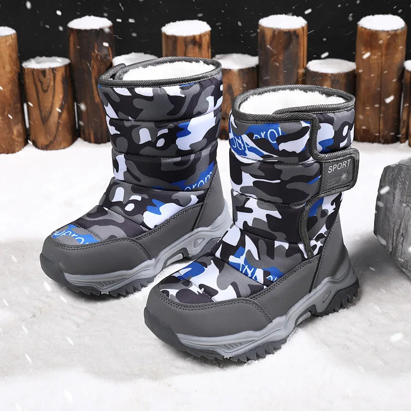 Luxencea™ Kids Plush Waterproof Winter Boots