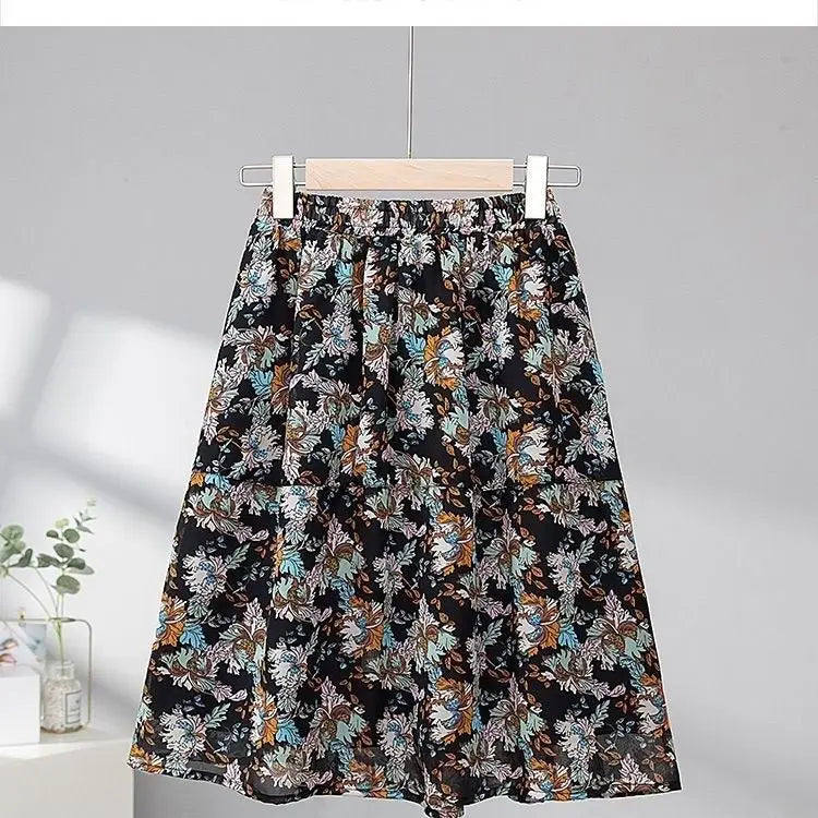 Luxencea™️ Elegant Floral Summer Skirt