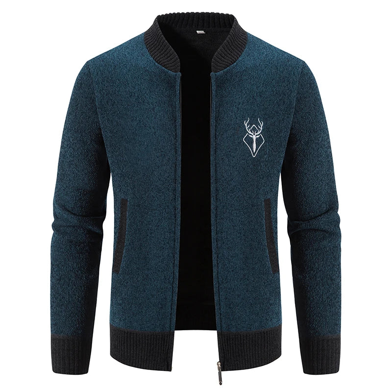 Luxencea™ Autumn-Winter Knit Baseball Sweater Jacket