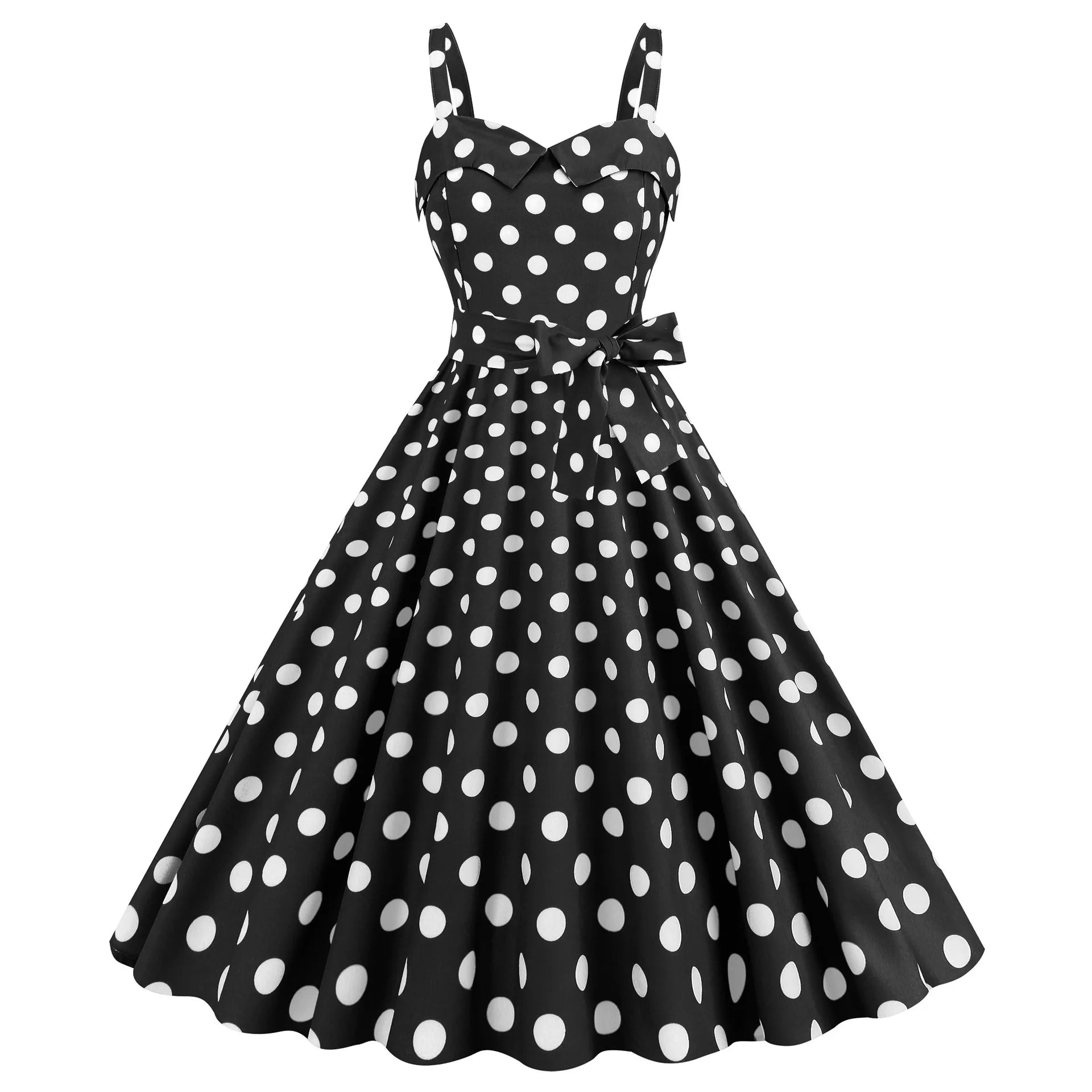 Luxencea™️ Vintage Polka Dot Elegant Dress