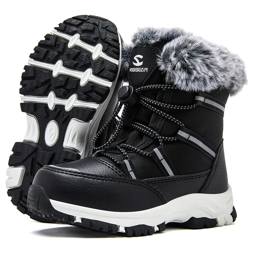 Luxencea™ Baby Girls Waterproof Snow Boots