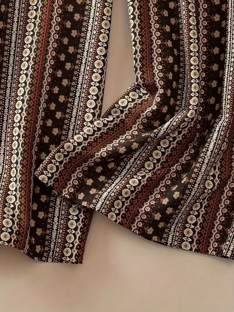 Luxencea™️ Elegant Boho Striped Pants
