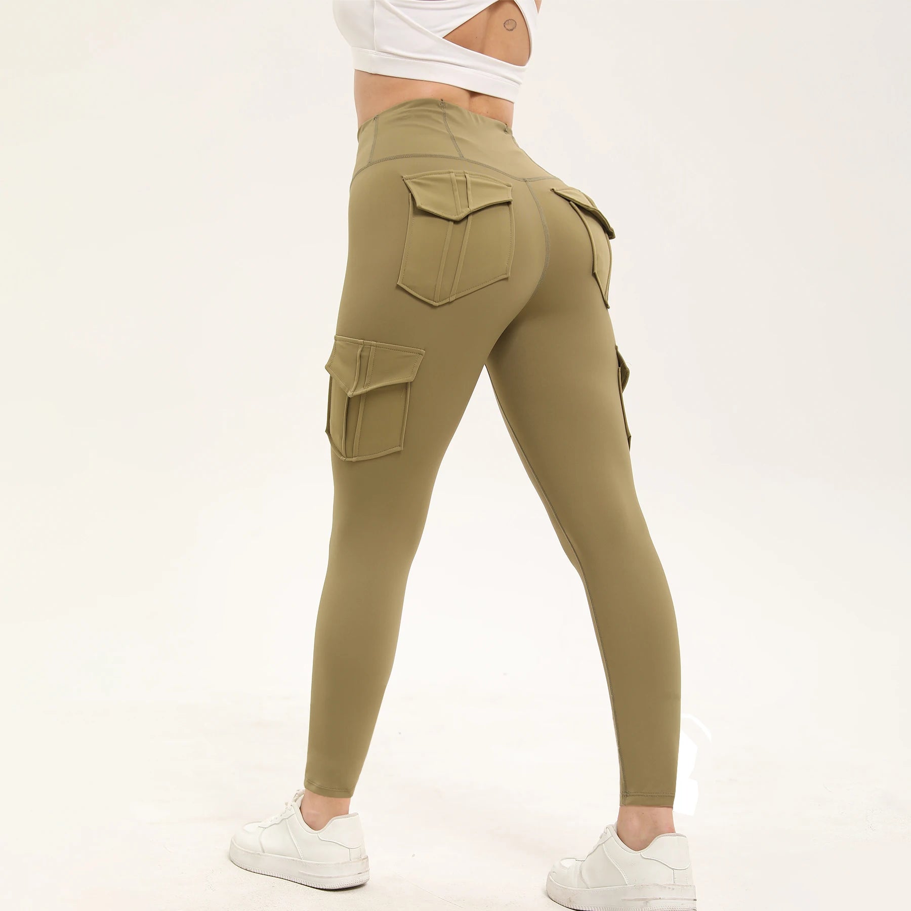 Luxencea™️ – High-Waist Sculpting Cargo Leggings