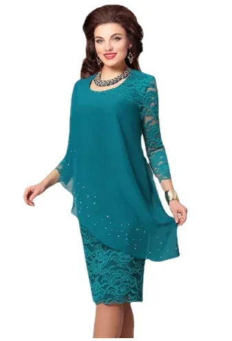 Luxencea™ Elegant African-Inspired Slim Dress for Women