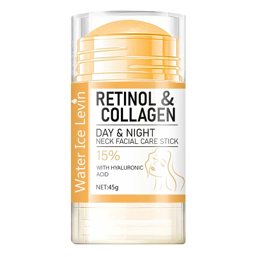 Luxencea™ Stick Cou & Visage au Rétinol et Collagène – Soin Raffermissant Jour & Nuit