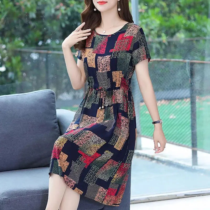 Luxencea™️ Elegant Floral Summer Dress