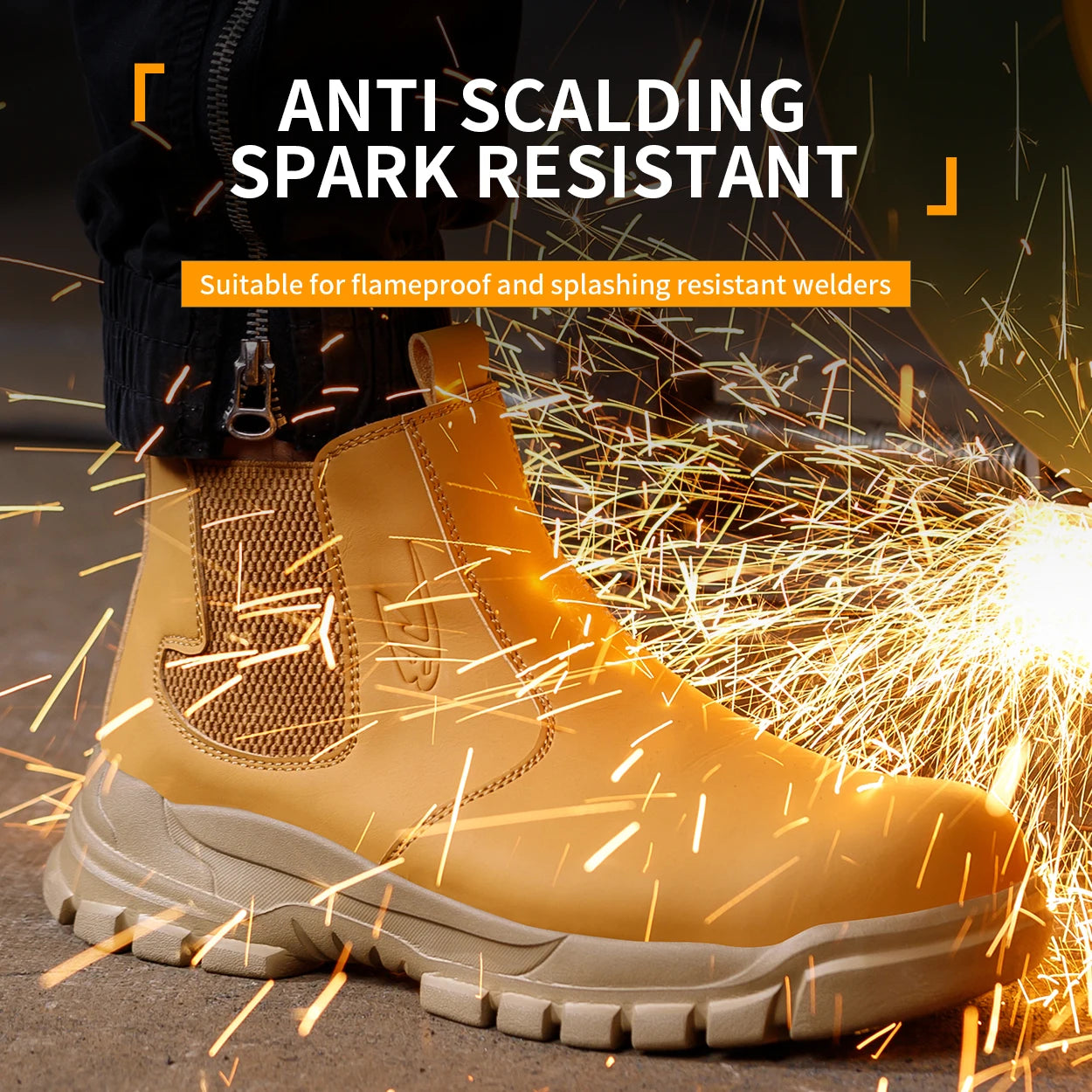 Luxencea™ Waterproof Steel-Toe Tactical Work Boots