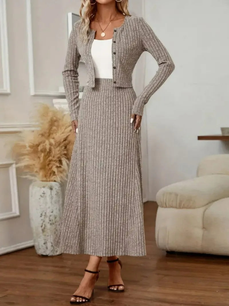 Luxencea™️ Elegant Knit Set – Comfort &amp; Style