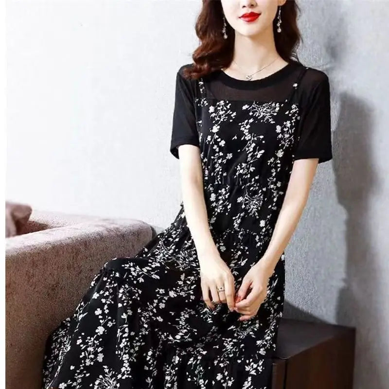 Luxencea™️ Casual Floral Layered Dress