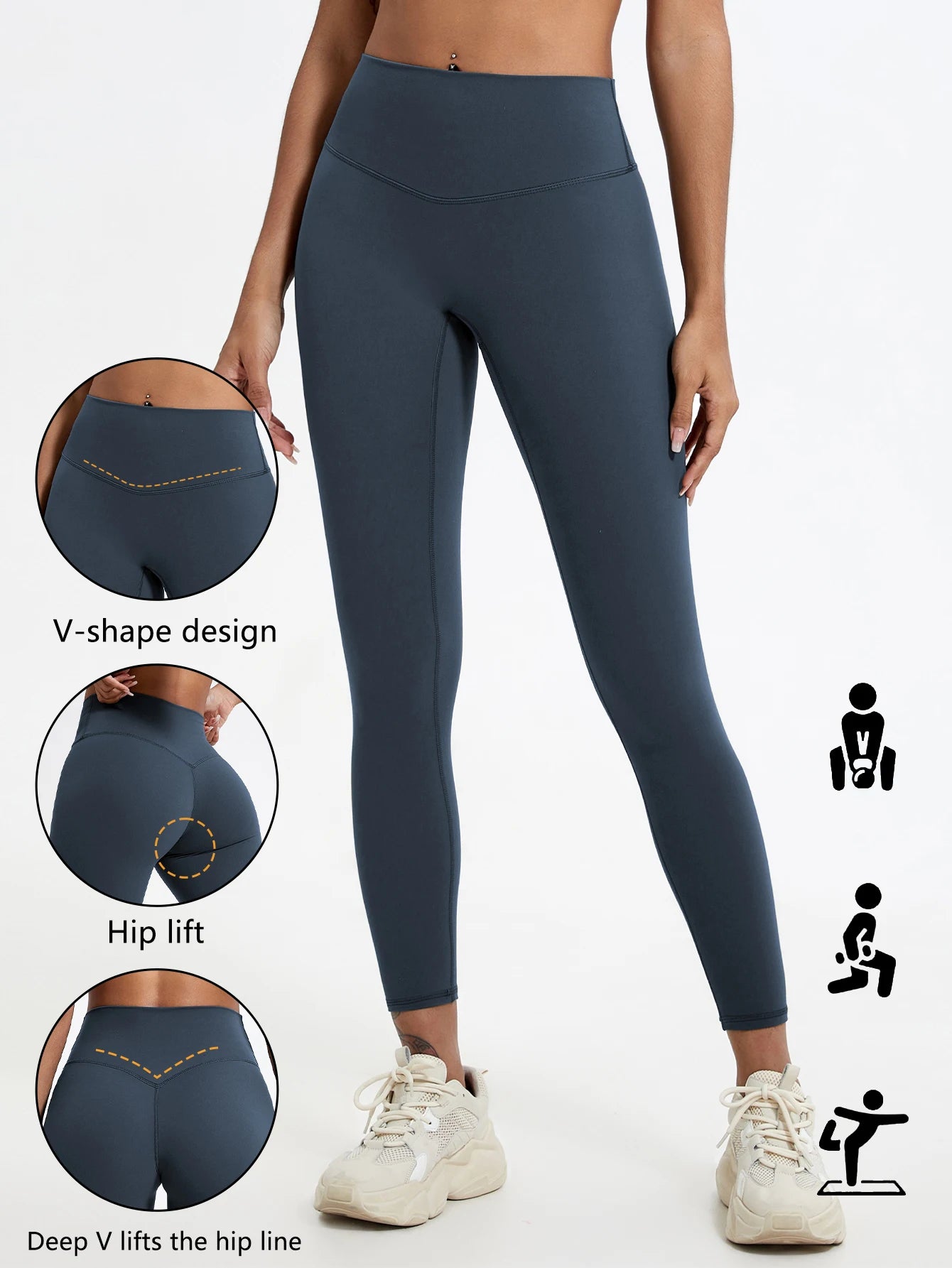 Luxencea™️ – High-Waist Sculpting Push-Up Leggings