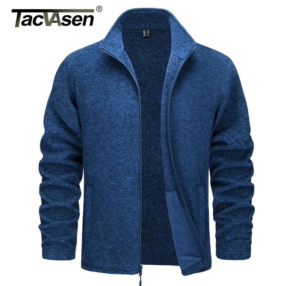 Luxencea™ Lightweight Full-Zip Fleece Jacket for Men