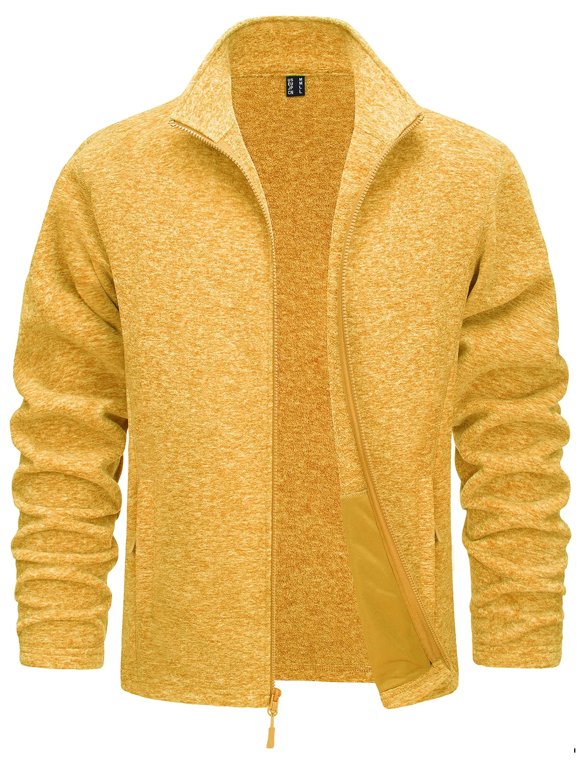 Luxencea™ Lightweight Full-Zip Fleece Jacket for Men