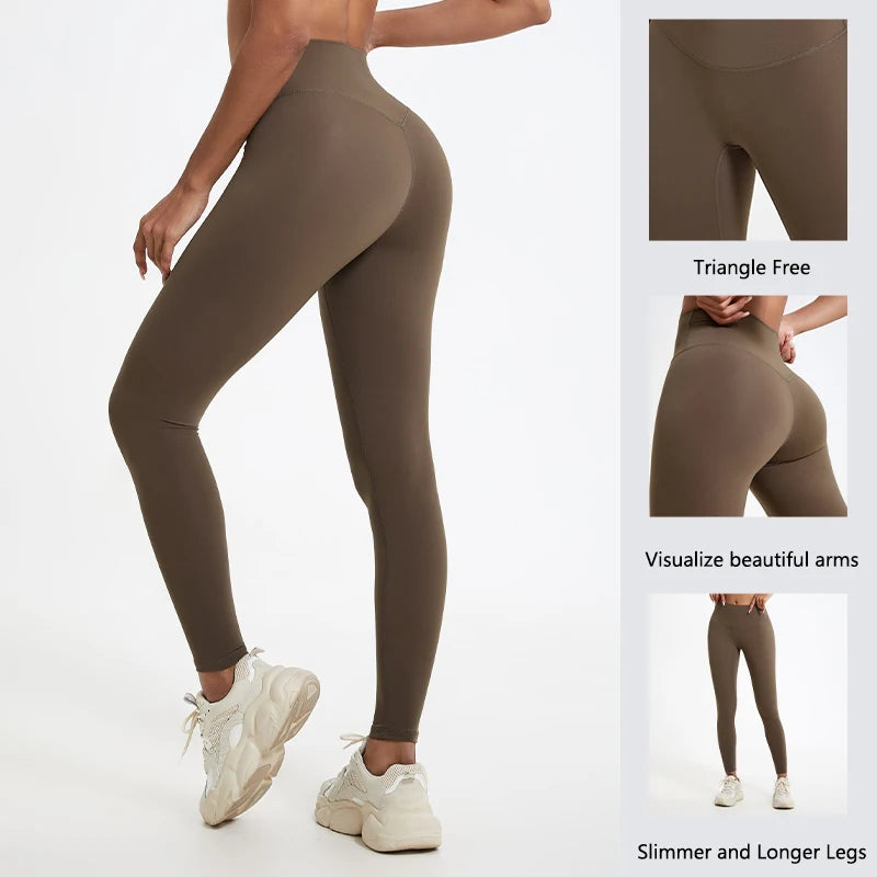 Luxencea™️ – High-Waist Sculpting Push-Up Leggings