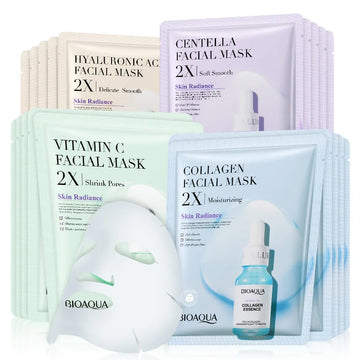 Luxencea™ Collagen Facial Mask – 2X Hydration Glow