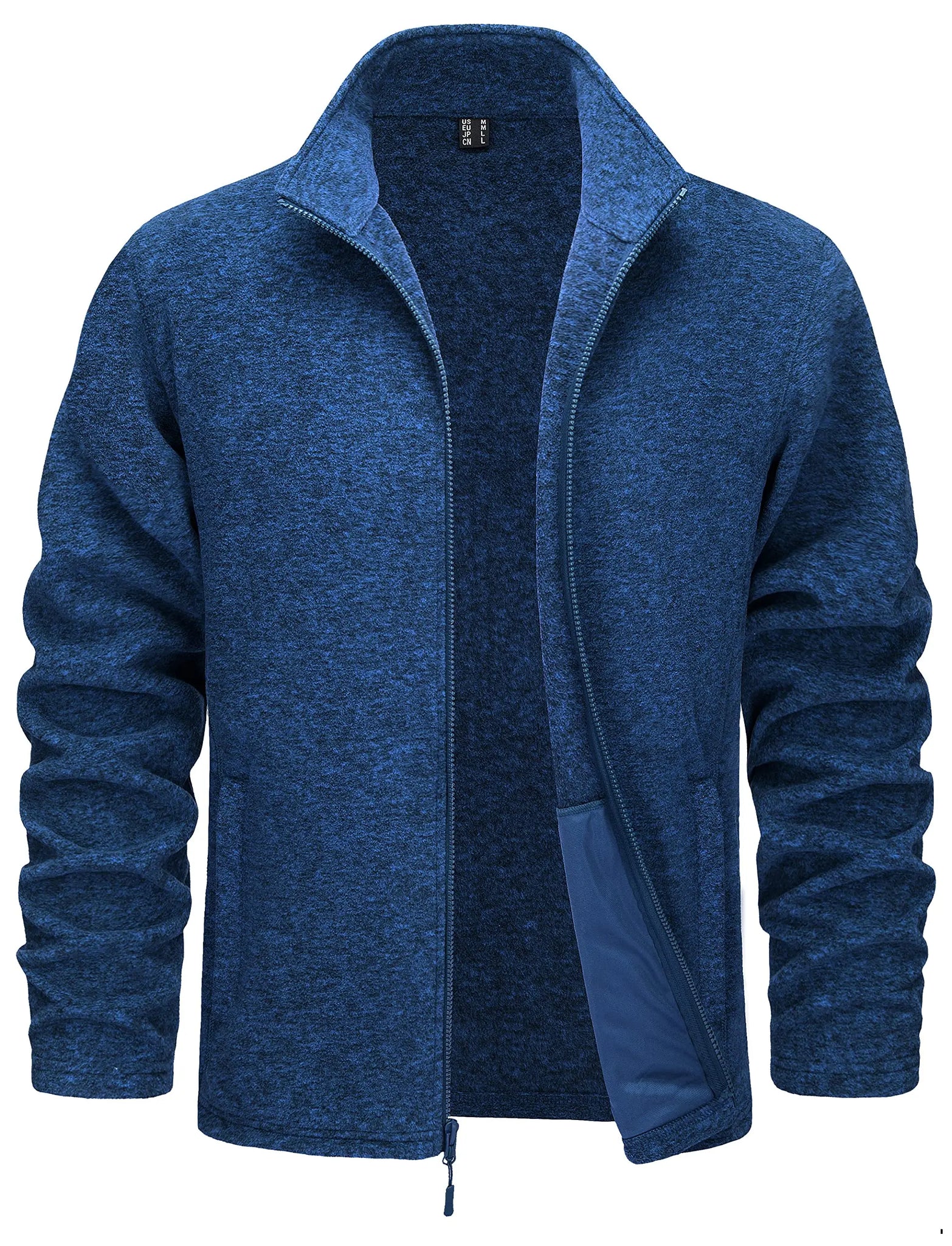 Luxencea™ Lightweight Full-Zip Fleece Jacket for Men