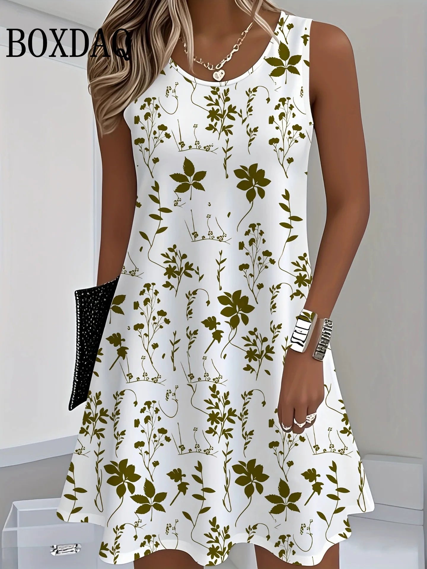 Luxencea™️ Floral Chic Breeze Dress