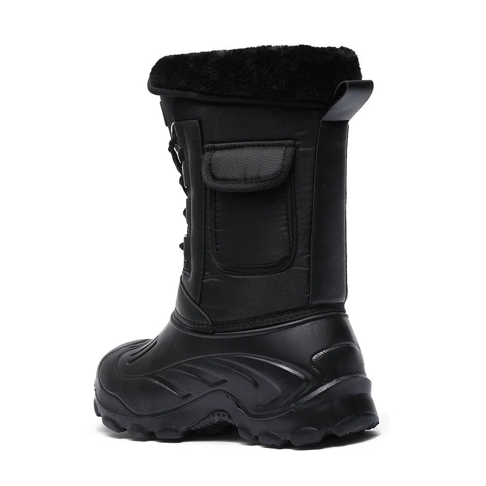 Luxencea™ Men’s Mid-Calf Winter Snow Boots