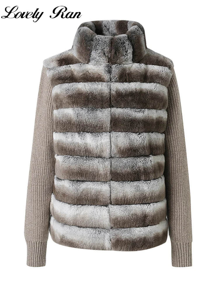 Luxencea™ 2025 Faux Fur Patchwork Women’s Jacket