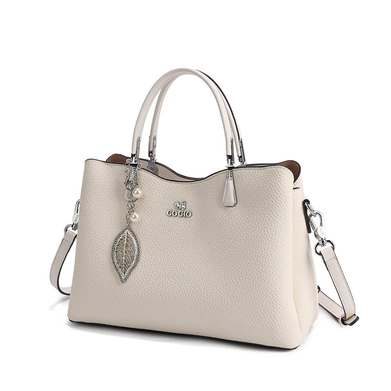 Luxencea™️ Elegant Textured Leather Handbag